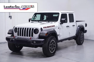 Hoofdafbeelding Jeep Gladiator Jeep Gladiator 3.6 V6 285 pk Rubicon Grijs Kenteken 2-Zits Navi Leder Zwart, Adapt. Cruise, Targa Dak, Trekhaak, Uniek