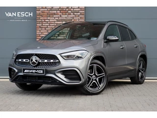 Mercedes-Benz GLA 250 e Premium+ AMG Line | Facelift | Distronic | Panoramadak | Burmester | Trekhaak | HUD | Memory | Verwarmd Stuurwiel | Surround Camera |