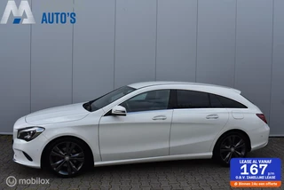 Mercedes CLA 180d Shooting Brake Cirrus Weiß Keyless Camera 18" LMV Trekhaak