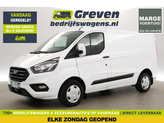 Ford Transit Custom 2.0 TDCI L1H1 | MARGE | Airco | Cruise | 3 Persoons | Stoelverwarming
