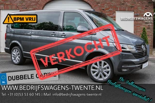 Volkswagen Transporter T6.1 2.0 TDI 150 PK DSG CARAVELLE L2H1 DUB/CAB A-Deuren ACC | LED | Digital Cockpit | Leder | Apple Carplay/Android Auto