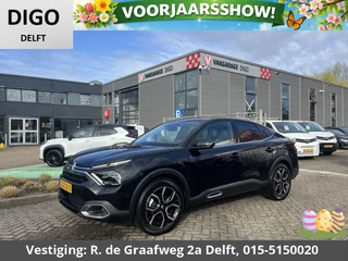 Hoofdafbeelding Citroën ë-C4 X Citroen Ë-C4 X Max 54 kWh LONG RANGE | 97% SOH | PANORAMADAK | LEER