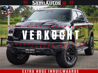 Dodge Ram 1500 REBEL TRX STYLE | BODY LIFT | RAM BAR | 4X4 | LPG | HUD HEADUP | DIGI CLUSTER | 360CAM | ADAPTIVE CRUISE | RAM BAR ROLLCOVER | Comfortabele Dubbele Cabine met Royale 5 Zitplaatsen |