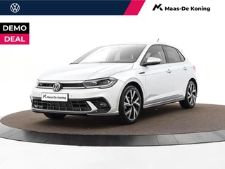 Volkswagen Polo 1.0 TSI 95pk DSG R-Line · Camera · Matrix LED · ACC · Stoelverwarming · Apple/Android Car Play · Sfeerverlichting · Verkeersbord Detectie ·