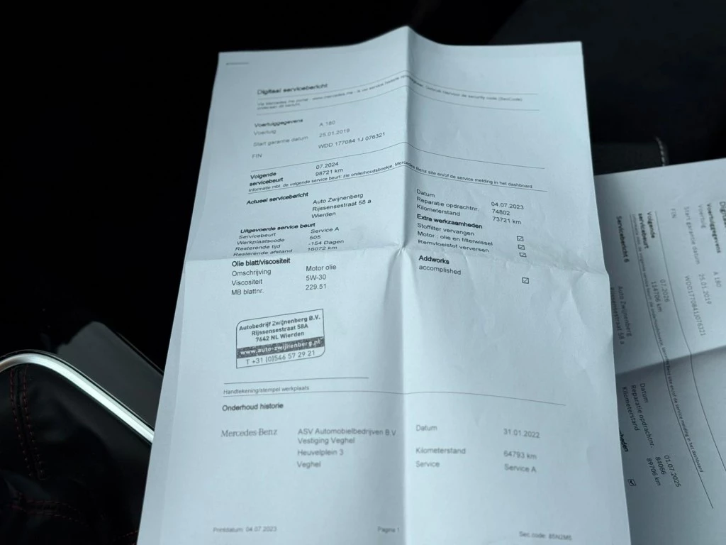 Hoofdafbeelding Mercedes-Benz A-Klasse