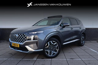 Hoofdafbeelding Hyundai Santa Fe Hyundai Santa Fe 1.6 T-GDI HEV Premium Sky * Trekhaak * Pano * Head-Up * Leder * Stoelverwarming * Stoelventilatie * Adaptieve Cruise * Carplay *