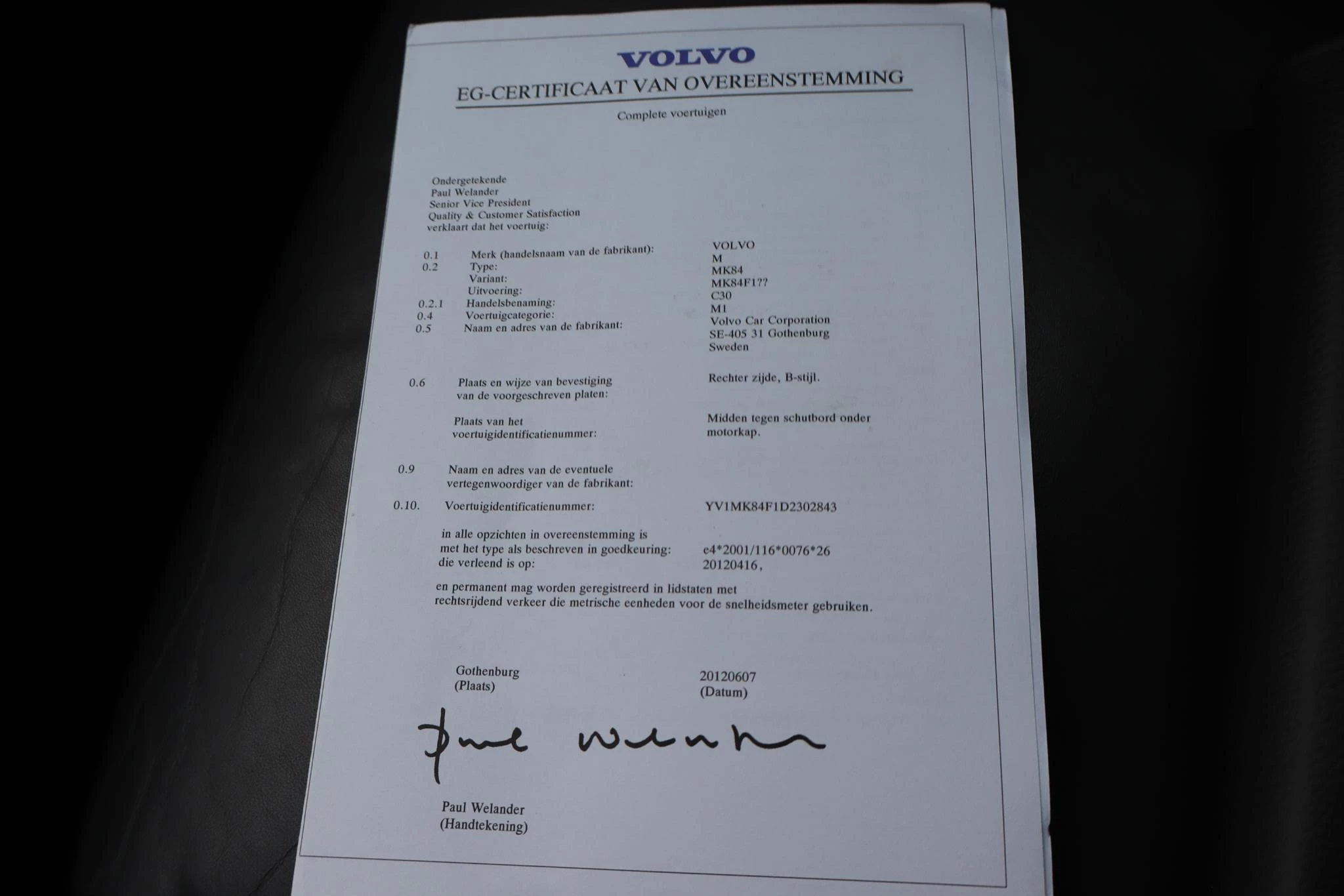 Hoofdafbeelding Volvo C30