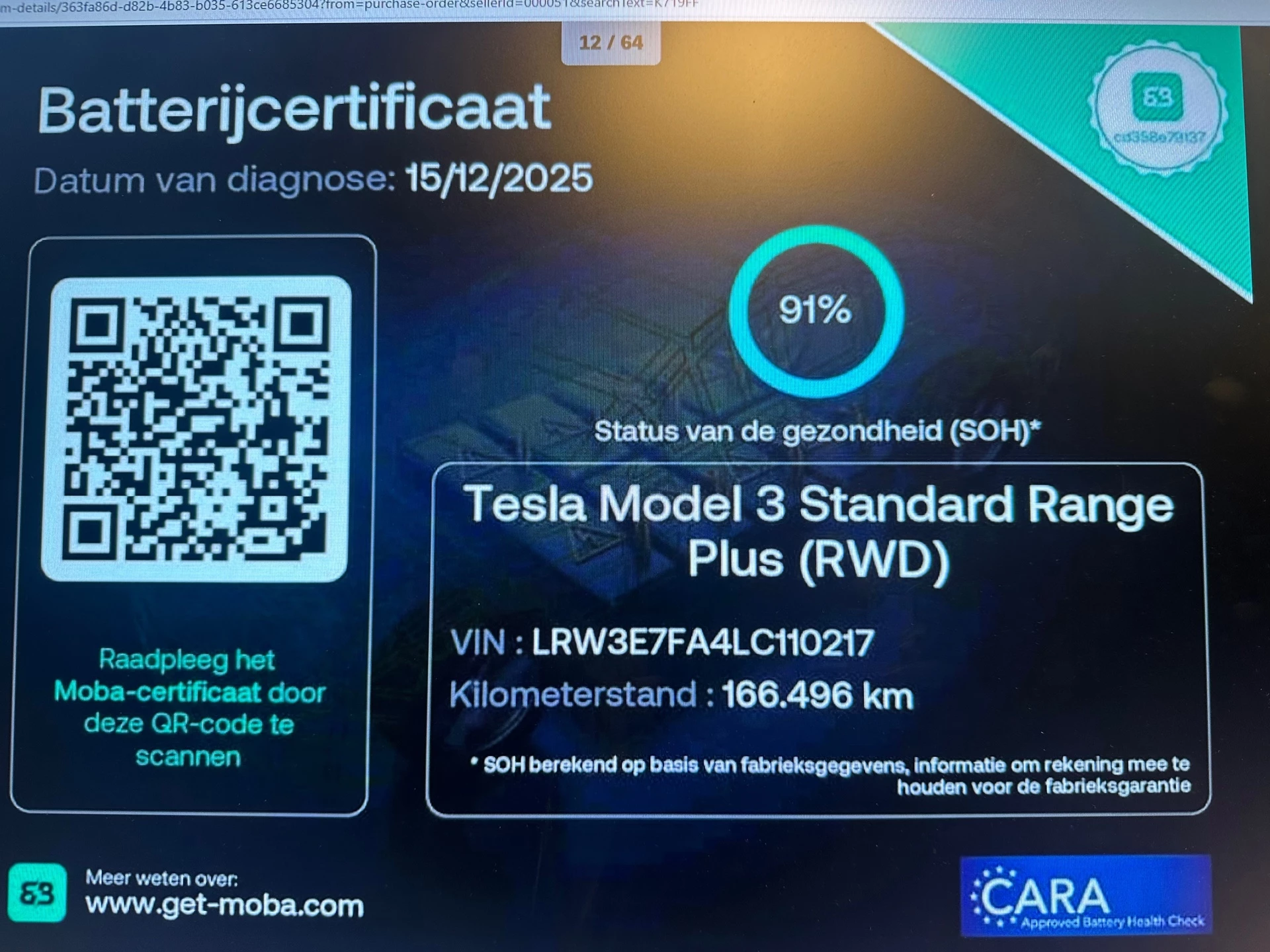 Hoofdafbeelding Tesla Model 3