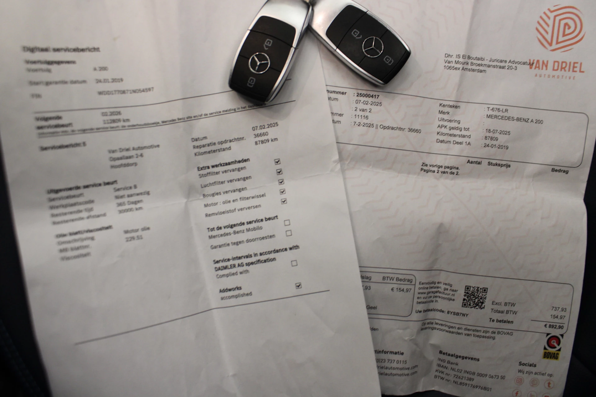 Hoofdafbeelding Mercedes-Benz A-Klasse