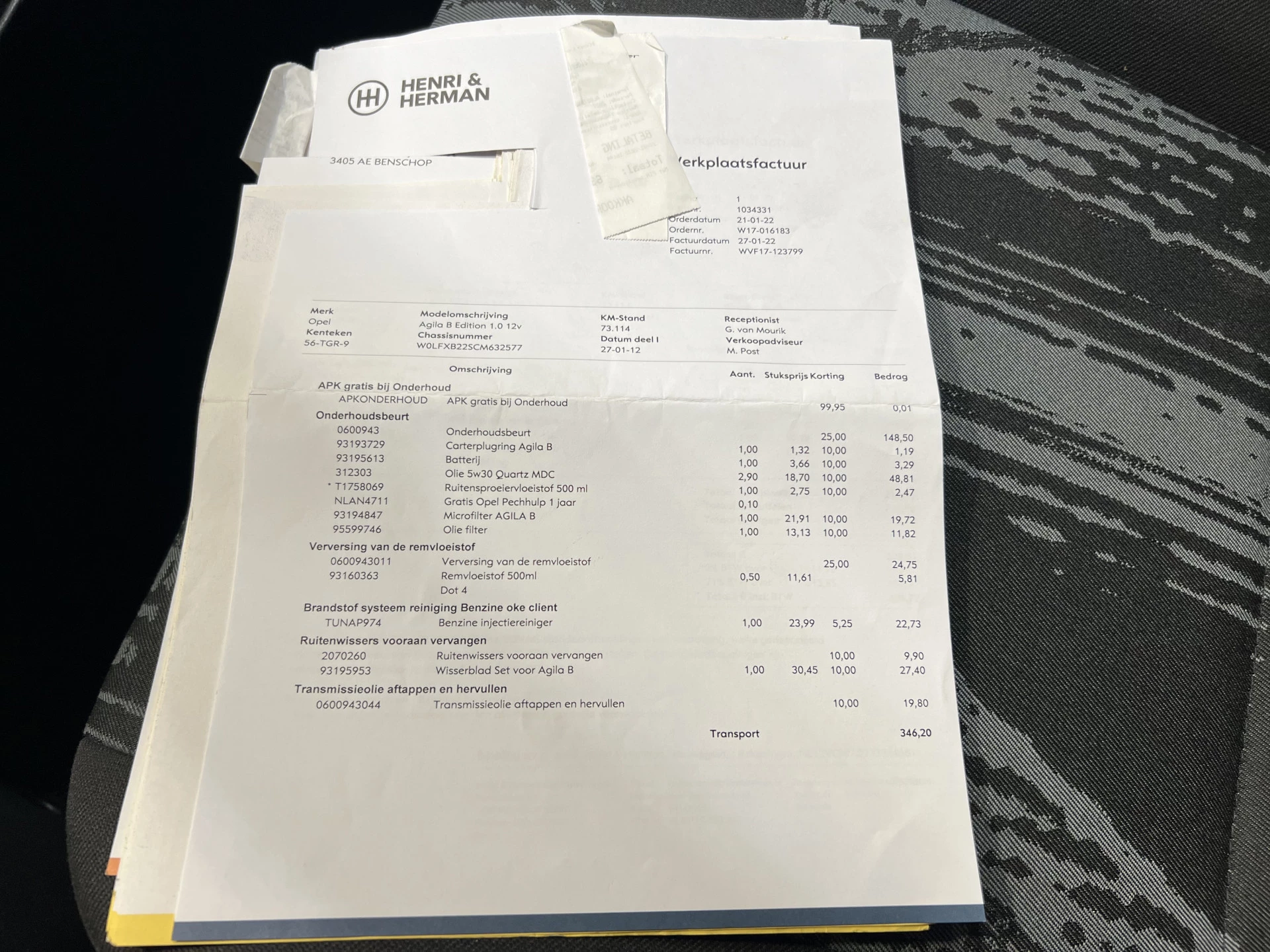 Hoofdafbeelding Opel Agila