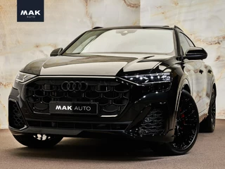 Audi Q8 60 TFSI e Quattro Pro Line S Competition, pano, B&O adv., 4W-best, OLED, S sportstoelen, nachtz., massage, HUD, tr.haak, keyless, 23", NP176k