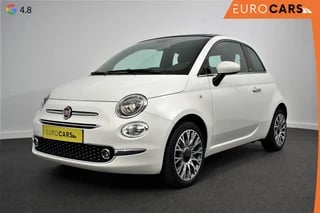 Fiat 500 C 1.2 Star | Navigatie | Lederen Bekleding | Apple carplay/Android Auto | Climate Control | 16 Inch Lichtmetalen Velgen | Parkeersensoren Achter |