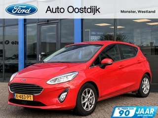 Ford Fiesta 1.0 EcoBoost Titanium 125PK Automaat Adaptieve Cruise Camera Blind-Spot Climate Privacy Glass Parkeersensoren *Dealer Onderhouden*