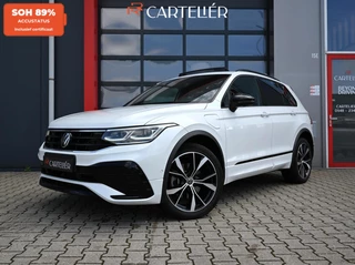 Volkswagen Tiguan 1.4 TSI eHybrid R-Line Business+ 245PK | Pano | Matrix IQ Led | Trekhaak | 360 | Head-Up | ACC | Alcantara | Stoel & Stuurwielverwarming | 20'' | Keyless | Ambient | Digitaal Dash | Carplay / Android Auto | Nav | Flippers