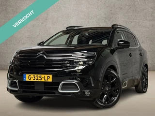 Citroën C5 Aircross 1.6 PureTech Sport 181Pk Automaat (APPLE CARPLAY, BLACK PACK, GROOT NAVI, LEDER, STOELVERWARMING, 360 CAMERA, ADAPTIVE CRUISE, GETINT GLAS, NIEUWSTAAT)
