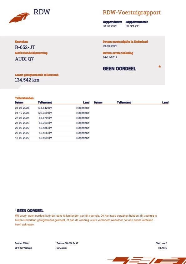 Hoofdafbeelding Audi Q7