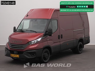 Iveco Daily 35C21 BPM VRIJ! 3.0L Automaat 2x Schuifdeur 210PK L2H2 Dubbellucht 2025-Model 3,5t Trekhaak ACC LED Navi Camera Parkeersensoren Euro6 L2 12m3 Airco Trekhaak