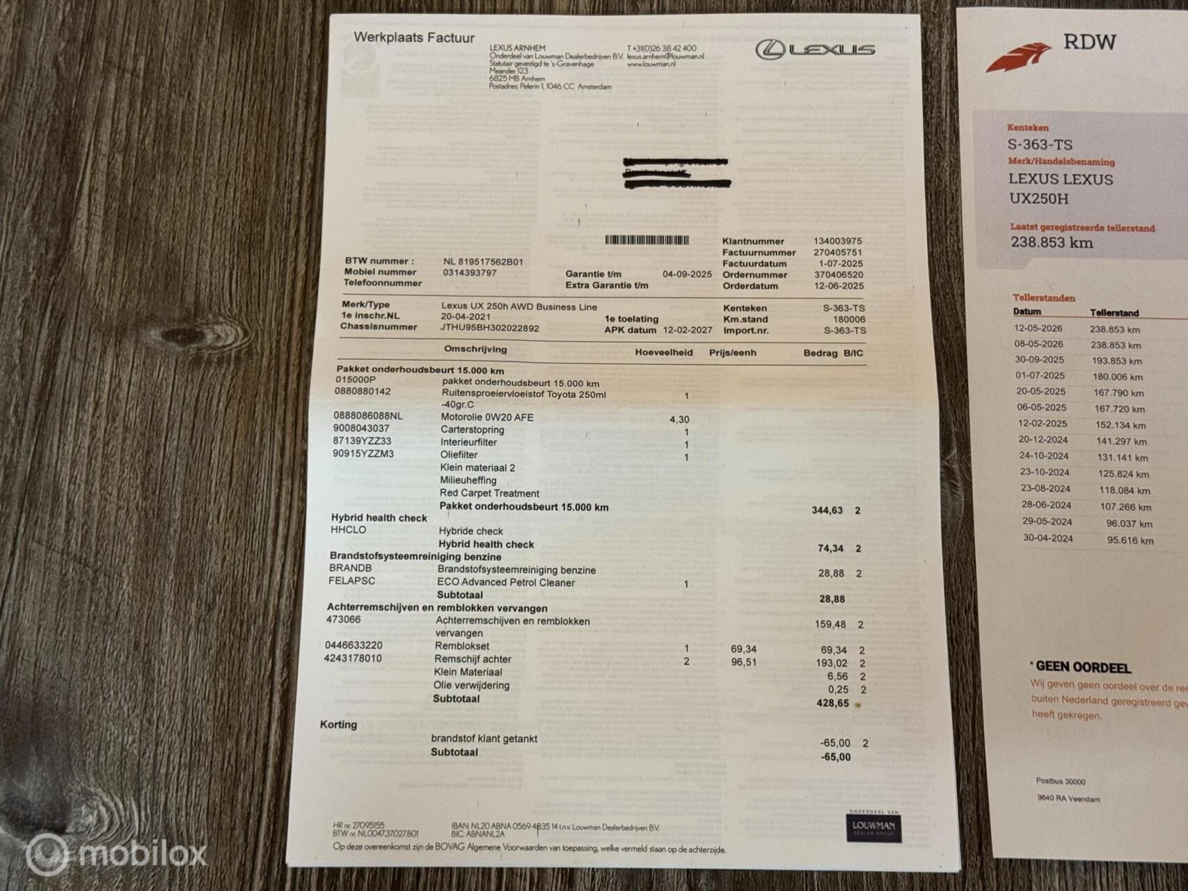 Hoofdafbeelding Lexus UX