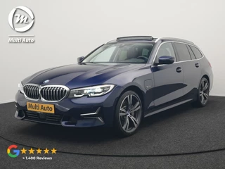 BMW 3 Serie Touring 330e Luxury Line Plug In Hybrid 293pk Dealer O.H PHEV | Panodak | Adaptive Cruise | 360 Camera | Lederen Sportstoelen Memory & Verwarmd | Harman & Kardon |  Apple Carplay | Sfeerverlichting | Blis | Virtual | Navigatie | DAB | 19"L.M |