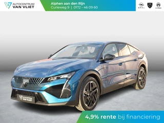 Hoofdafbeelding Peugeot 408 Peugeot 408 1.2 Hybrid 136 e-DCS6 GT ELEKTRISCHE STOELEN | 360 CAMERA MET SENSOREN | NAVIGATIE | CARPLAY | UIT VOORRAAD LEVERBAAR