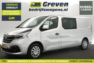 Renault Trafic 2.0 dCi L2H1 Dubbele Cabine 5 Persoons Airco Camera Cruise Navi PDC Elektrpakket Trekhaak