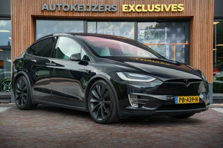 Tesla Model X 100D 6p. Autopilot Leer Alcantara Carbon Camera Trekhaak 22”LM