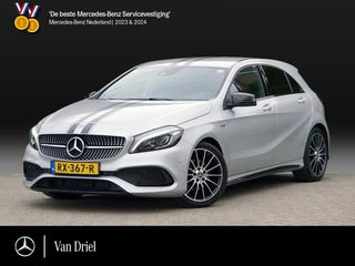 Mercedes-Benz A-Klasse A 180 AMG line WhiteArt Edition Night | Camera Sfeerverlichting Carplay