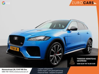 Jaguar F-PACE 5.0 V8 AWD SVR 551 pk Panorama dak | Meridian sound | Premium Pack | Light Pack | ACC | Leder | ADS |360 Camera