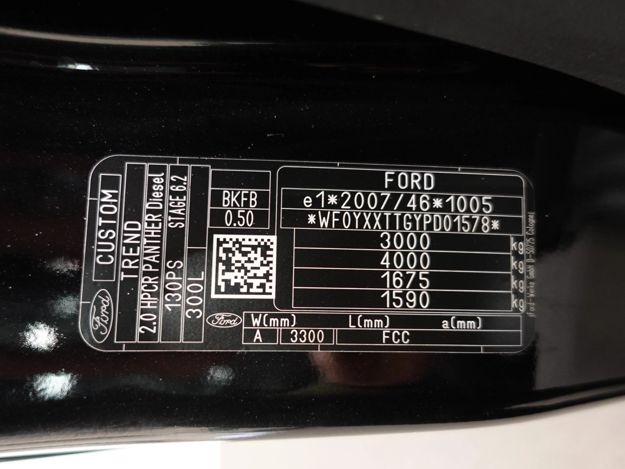 Hoofdafbeelding Ford Transit Custom