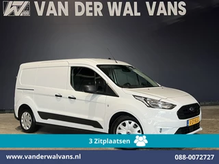 Ford Transit Connect 1.5 EcoBlue 100pk L2H1 Euro6 Airco | 3-Zits | Cruisecontrol | Stoelverwarming | Verwarmde voorruit Parkeersensoren, Bijrijdersbank