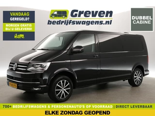 Hoofdafbeelding Volkswagen Transporter Volkswagen Transporter 2.0 TDI L2H1 | Dubbele Cabine | 5 Persoons | 140PK Airco ACC Camera Carplay PDC 17''LMV Trekhaak|