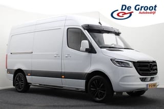 Mercedes-Benz Sprinter 317 1.9 CDI L2H2 Automaat 3-Zits, Leer, Airco, Cruise, Camera, Apple Carplay, LED, Trekhaak, 18''