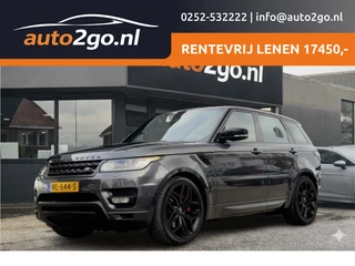 Land Rover Range Rover Sport 3.0 TDV6 AUT8 BLACK-EDITION PANODAK VOL-LEDER 22 INCH-LMV NAVI CAMERA LED PDC