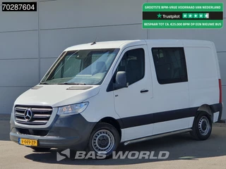 Mercedes Sprinter 211 CDI Dubbel Cabine Automaat Trekhaak Navi Airco Camera MBUX Euro6 DC Doka Mixto 8m3 Airco Trekhaak