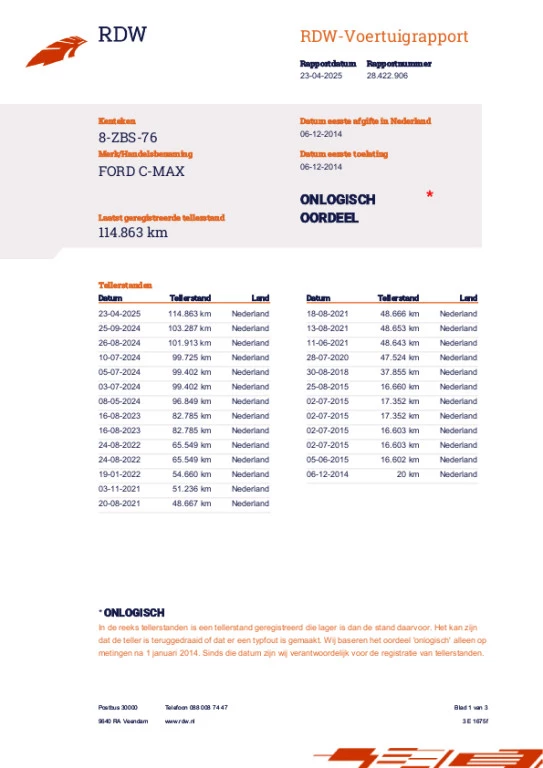 Hoofdafbeelding Ford C-MAX