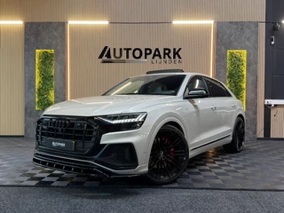 Audi Q8 55 TFSI e quattro |3X S Line|ABT|PANO|SOFTCLOSE|B&O|360CAM|DEALER ONDERHOUDEN| LUCHTVERING |23 INCH|PLUG IN|340PK|BOMVOL!