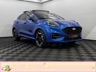 Ford Puma 1.0 EcoBoost Hybrid ST-Line X 155PK Pano, Half leder, Navi, Camera, Keyless start, Cruise control, Virtual desk, Winterpakket, 2 jaar garantie