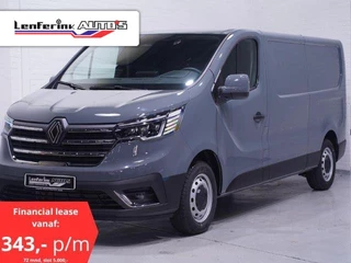 Renault Trafic 2.0 Blue dCi 150 pk L2H1 Airco, Camera BPM vrij Cruise Control, LED Koplampen, Apple Carplay, Nieuw, 3-Zits