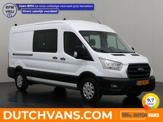 Ford Transit 2.0TDCi 130PK L3H2 Dubbele Cabine 7-Persoons | Leder | Navigatie | Camera | Trekhaak 2800Kg
