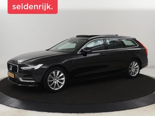 Hoofdafbeelding Volvo V90 Volvo V90 2.0 T6 AWD Inscription Plug In | Panoramadak | Leder | Stoel & stuurverwarming | Trekhaak | Camera | Head-Up | Adaptive cruise | Achterbankverwarming | PHEV | Plug In