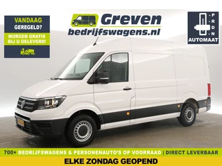 Hoofdafbeelding Volkswagen Crafter Volkswagen Crafter 35 2.0 TDI L3H3 141PK DSG 3000KG Trekgew. Automaat Airco Cruise 3 Persoons Elektrpakket