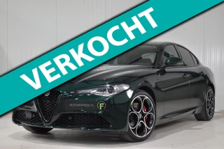 Alfa Romeo Giulia 2.0 Turbo 200PK Sprint Evo | 1E EIG | DEALER ONDERHOUDEN | ADAPTIEVE CRUISE | NAVI | CARPLAY | VERDE VISCONTTI