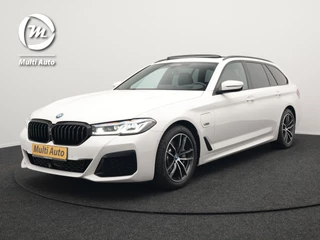 BMW 5 Serie Touring 530e M Sport Plug In Hybrid 293pk PHEV | Trekhaak af Fabriek | Laser LED |  Adaptive Cruise | Harman Kardon | Lederen Sportstoelen Verwarmd | Keyless | Camera | Sfeerverlichting | Navi Prof |