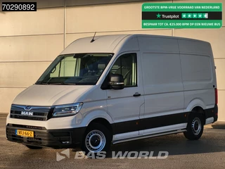 MAN TGE Elektrisch 115km WLTP 35,8kWh LED Navi Airco Cruise Camera Parkeersensoren 12m3 Airco Cruise control