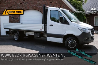 Mercedes-Benz Sprinter 515 CDI 150 pk Pick Up / Open Laadbak Dubbel Lucht Airco, Apple Carplay, Cruise Control, Nieuw ongebruikt 3-Zits