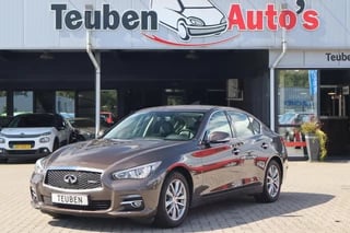 Infiniti Q50 2.0t Business Premium + Navigatie, Trekhaak, Lederen interieur, Climate control, 360 camera, Stoelverwarming