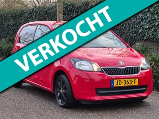 Hoofdafbeelding Škoda Citigo Skoda Citigo (Vw UP model) NAP Navigatie Greentech Fresh Cruise Control Airco Navigatie Zwarte velgen All season getinte ramen