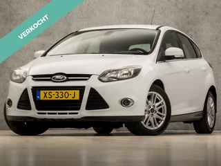 Ford Focus 1.0 EcoBoost Titanium (NAVIGATIE, CLIMATE, CAMERA, LM VELGEN, SPORTSTOELEN, CRUISE, BLUETOOTH, NIEUWE APK, NIEUWSTAAT)