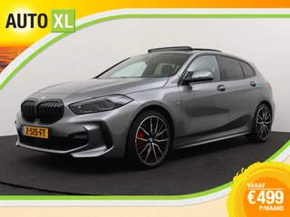BMW 1 Serie 118i M-Sport Pano-dak 19'LMV Camera Leder Stoel+Stuurverwarming 