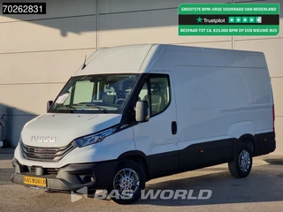 Iveco Daily 35S21 3.0L Automaat 210PK L2H2 2025-Model 3,5t Trekvermogen ACC LED CarPlay Camera Parkeersensoren Velgen Euro6 L2 12m3 Airco